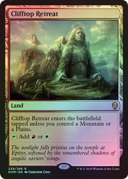 Clifftop Retreat 239 269 Foil Dominaria Foil Singles Clifftop Retreat 239 269 Foil Dominaria Foil Singles