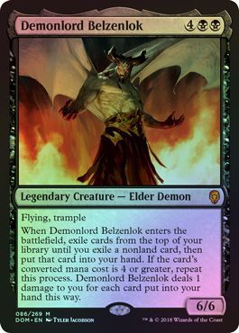 Demonlord Belzenlok 086 269 Foil Dominaria Foil Singles Demonlord Belzenlok 086 269 Foil Dominaria Foil Singles