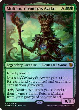 Multani Yavimaya s Avatar 174 269 Foil Dominaria Foil Singles Multani Yavimaya s Avatar 174 269 Foil Dominaria Foil Singles