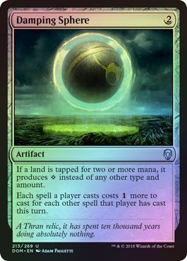 Damping Sphere 213 269 Foil Dominaria Foil Singles Damping Sphere 213 269 Foil Dominaria Foil Singles