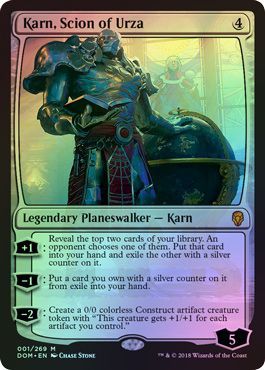 Karn Scion of Urza 001 269 Foil Dominaria Foil Singles Karn Scion of Urza 001 269 Foil Dominaria Foil Singles