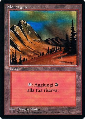 Montagna Mountain 3 Revised Black Border Italian Singles Montagna Mountain 3 Revised Black Border Italian Singles