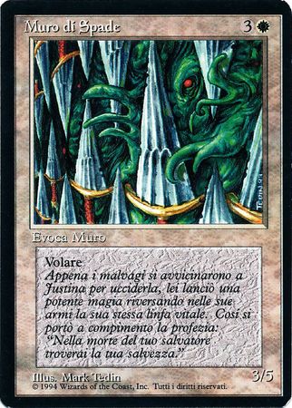 Muro di Spade Wall of Swords Muro di Spade Wall of Swords
