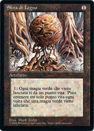 Sfera di Legno Wooden Sphere Revised Black Border Italian Singles Sfera di Legno Wooden Sphere Revised Black Border Italian Singles