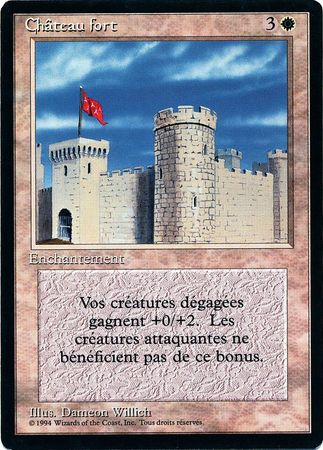 Chateau fort Castle Revised Black Border French Singles Chateau fort Castle Revised Black Border French Singles