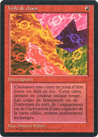 Voile de chaos Chaoslace Revised Black Border French Singles Voile de chaos Chaoslace Revised Black Border French Singles