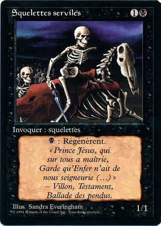 Squelettes serviles Drudge Skeletons Revised Black Border French Singles Squelettes serviles Drudge Skeletons Revised Black Border French Singles