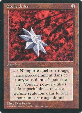 Etoile de fer Iron Star Revised Black Border French Singles Etoile de fer Iron Star Revised Black Border French Singles