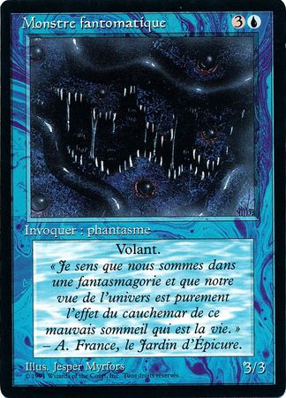 Monstre fantomatique Phantom Monster Revised Black Border French Singles Monstre fantomatique Phantom Monster Revised Black Border French Singles