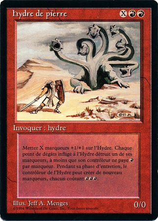 Hydre de pierre Rock Hydra Revised Black Border French Singles Hydre de pierre Rock Hydra Revised Black Border French Singles