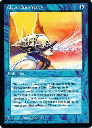 Chant des sirenes Siren s Call Revised Black Border French Singles Chant des sirenes Siren s Call Revised Black Border French Singles
