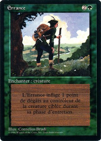 Errance Wanderlust Revised Black Border French Singles Errance Wanderlust Revised Black Border French Singles
