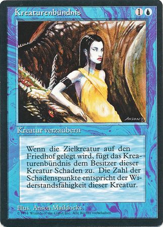 Kreaturenbundnis Creature Bond Revised Black Border German Singles Kreaturenbundnis Creature Bond Revised Black Border German Singles