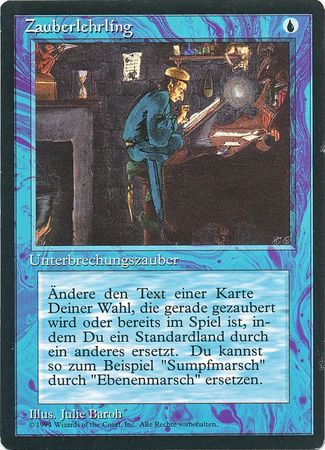 Zauberlehrling Magical Hack Revised Black Border German Singles Zauberlehrling Magical Hack Revised Black Border German Singles