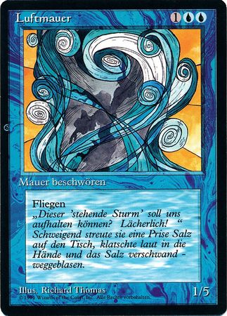 Luftmauer Wall of Air Revised Black Border German Singles Luftmauer Wall of Air Revised Black Border German Singles