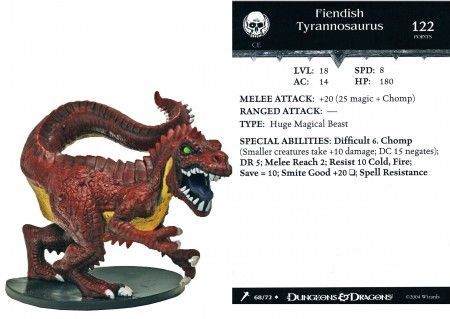 Fiendish Tyrannosaurus 68 Giants Of Legend D D Miniatures