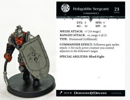 Hobgoblin Sergeant 32 Giants of Legend D D Miniatures Hobgoblin Sergeant 32 Giants of Legend D D Miniatures