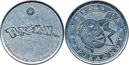 Pokemon 2000 Pikachu Collectible Coin Metal Pokemon 2000 Pikachu Collectible Coin Metal