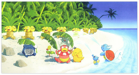 Pokemon Southern Islands Complete Set of 6 Postcards Near Mint Pokemon 3DY 