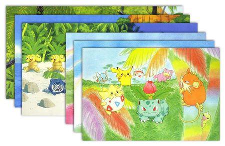 Pokemon Southern Islands Complete Set of 6 Postcards Pokemon Memorabilia Pokemon Southern Islands Complete Set of 6 Postcards Pokemon Memorabilia