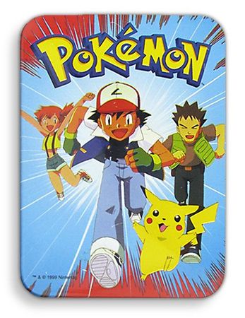 Pokemon 1999 Misty Ash Brock Pikachu Collectors Tin