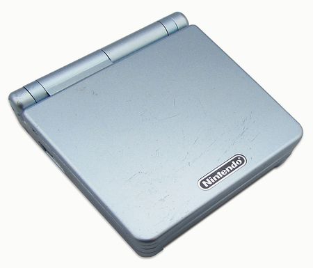 Nintendo Game Boy Advance SP Model AGS-101 (Pearl Blue) V0078