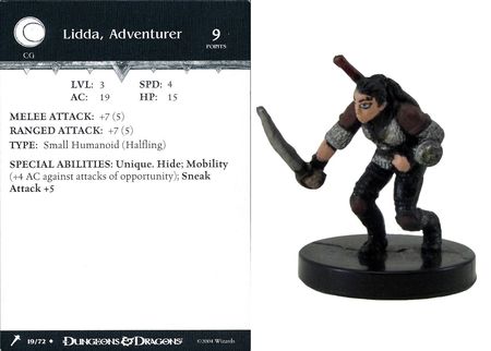 Lidda Adventurer 19 Giants of Legend D D Miniatures Lidda Adventurer 19 Giants of Legend D D Miniatures