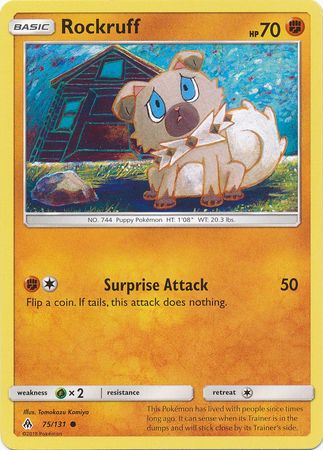Rockruff 75 131 Common Rockruff 75 131 Common
