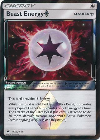 Beast Energy Prism Star - 117/131 - Forbidden Light - Holo – Card Cavern  Trading Cards, LLC