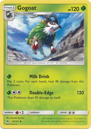 Gogoat 10 131 Uncommon Sun Moon Forbidden Light Singles Gogoat 10 131 Uncommon Sun Moon Forbidden Light Singles