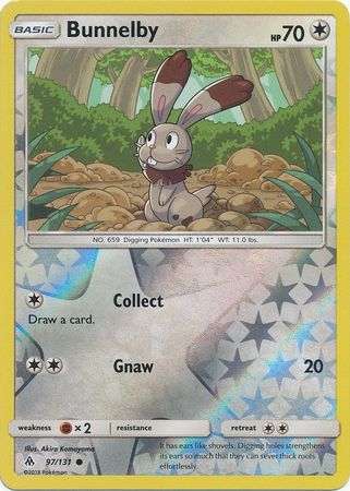 Bunnelby 97 131 Common Reverse Holo Sun Moon Forbidden Light Reverse Holo Singles Bunnelby 97 131 Common Reverse Holo Sun Moon Forbidden Light Reverse Holo Singles