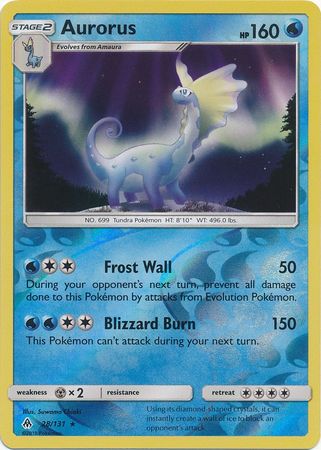 Aurorus 28 131 Holo Rare Reverse Holo Sun Moon Forbidden Light Reverse Holo Singles Aurorus 28 131 Holo Rare Reverse Holo Sun Moon Forbidden Light Reverse Holo Singles