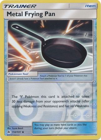 Metal Frying Pan 112 131 Uncommon Reverse Holo Metal Frying Pan 112 131 Uncommon Reverse Holo