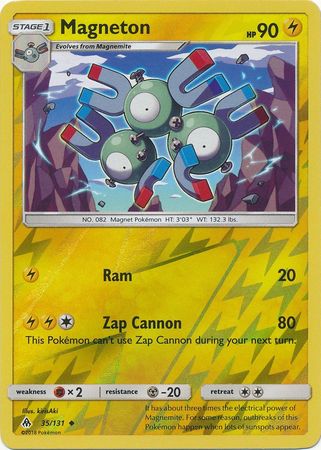 Magneton 35 131 Uncommon Reverse Holo Sun Moon Forbidden Light Reverse Holo Singles Magneton 35 131 Uncommon Reverse Holo Sun Moon Forbidden Light Reverse Holo Singles