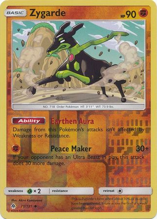 Zygarde 71 131 Uncommon Reverse Holo Zygarde 71 131 Uncommon Reverse Holo