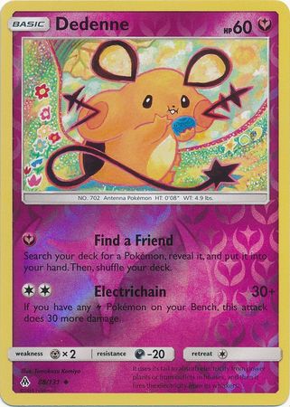 Dedenne 88 131 Uncommon Reverse Holo Sun Moon Forbidden Light Reverse Holo Singles Dedenne 88 131 Uncommon Reverse Holo Sun Moon Forbidden Light Reverse Holo Singles