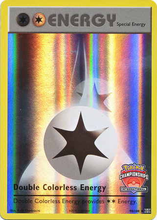 Double Colorless Energy 90 108 International Championships Promo Pokemon Championship League Organized Play Promos Double Colorless Energy 90 108 International Championships Promo Pokemon Championship League Organized Play Promos
