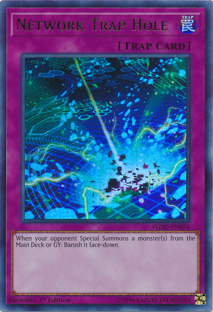 BUCO TRAPPOLA NETWORK Network Trap Hole • Ultra R FLOD IT076 Yugioh ANDYCARDS