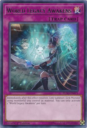 World Legacy Awakens FLOD EN071 Rare 1st Edition World Legacy Awakens FLOD EN071 Rare 1st Edition