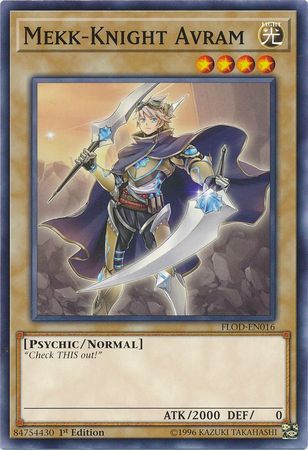 Mekk Knight Avram FLOD EN016 Common 1st Edition Mekk Knight Avram FLOD EN016 Common 1st Edition