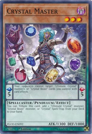 Crystal Master FLOD EN092 Common 1st Edition Flames of Destruction 1st Edition Singles Crystal Master FLOD EN092 Common 1st Edition Flames of Destruction 1st Edition Singles