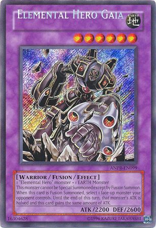 Elemental Hero Gaia - Yu-Gi-Oh! Misprints - Yugioh | TrollAndToad