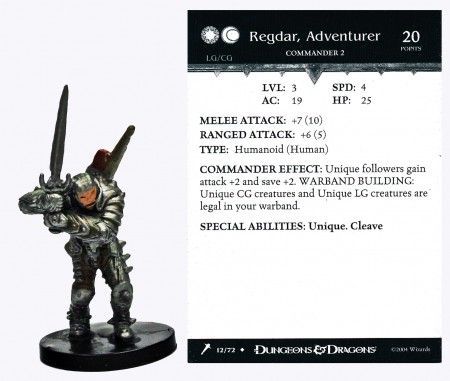Regdar Adventurer 12 Giants of Legend D D Miniatures Regdar Adventurer 12 Giants of Legend D D Miniatures