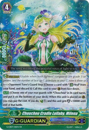 Chouchou Cradle Lullaby Milena G CB07 011EN Double Rare RR Chouchou Cradle Lullaby Milena G CB07 011EN Double Rare RR