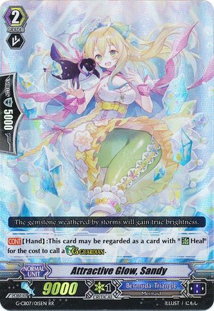 Attractive Glow Sandy G CB07 015EN Double Rare RR G Clan Booster 7 Divas Festa Singles Attractive Glow Sandy G CB07 015EN Double Rare RR G Clan Booster 7 Divas Festa Singles