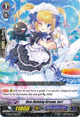 Duo Making Dream Iori Black G CB07 027EN B Rare R G Clan Booster 7 Divas Festa Singles Duo Making Dream Iori Black G CB07 027EN B Rare R G Clan Booster 7 Divas Festa Singles