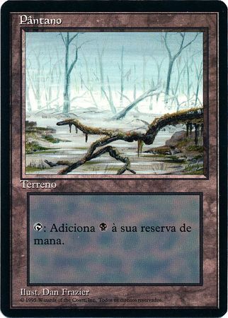 Pantano Swamp 2 Portuguese 4th Edition Black Border Portuguese Singles Pantano Swamp 2 Portuguese 4th Edition Black Border Portuguese Singles