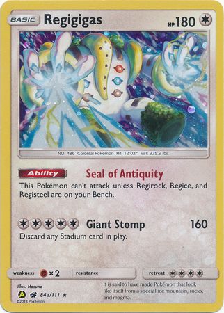 Regigigas (84/111) (League Promo 3rd Place) [Sun & Moon: Crimson Invas