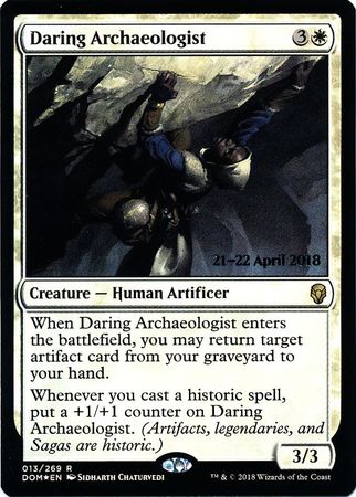 Daring Archaeologist 013 269 DOM Pre Release Foil Promo Magic The Gathering Promo Cards Daring Archaeologist 013 269 DOM Pre Release Foil Promo Magic The Gathering Promo Cards