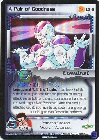 A Pair of Goodness L3 5 Foil Promo Dragon Ball Z GT Score Promos A Pair of Goodness L3 5 Foil Promo Dragon Ball Z GT Score Promos
